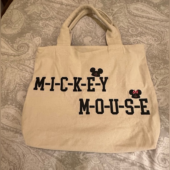 Mickey Mouse Canvas Tote - Picture 1 of 4